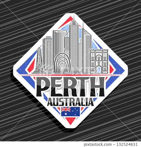 Vector logo for Perth Vector logo for Perth 132524631