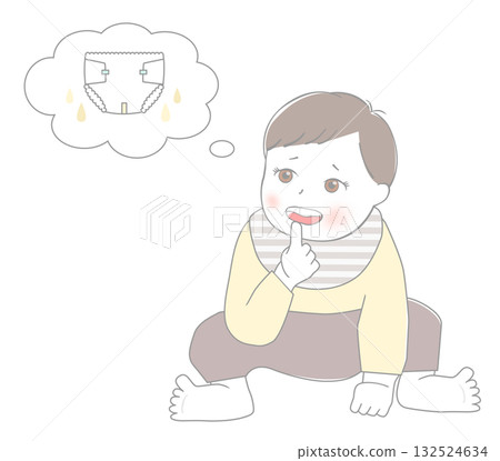 寶寶在想尿布 132524634