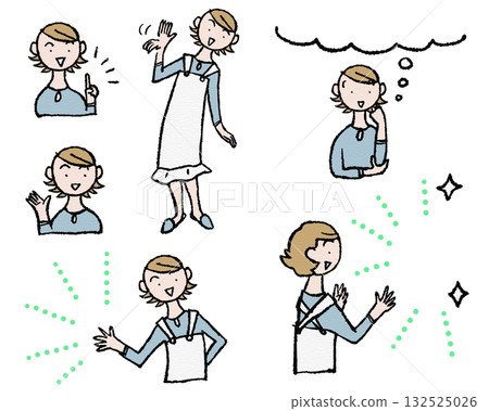 A housewife who conveys good news A housewife who conveys good news 132525026