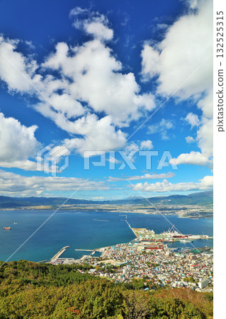 Hokkaido Autumn blue sky Scenery from Hakodate 132525315