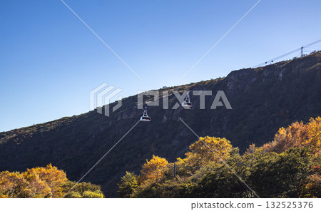The popular Nasu Ropeway welcomes the autumn season 132525376