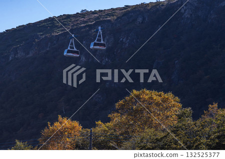 The popular Nasu Ropeway welcomes the autumn season 132525377
