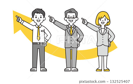 一組向量插圖,描繪了一位商務人士挑戰自我以實現目標的場景。 一組向量插圖,描繪了一位商務人士挑戰自我以實現目標的場景。 132525407