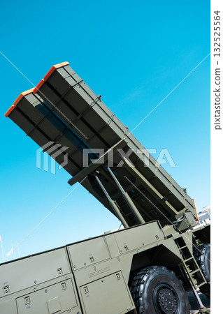 Gun muzzle on a military vehicle Gun muzzle on a military vehicle 132525564