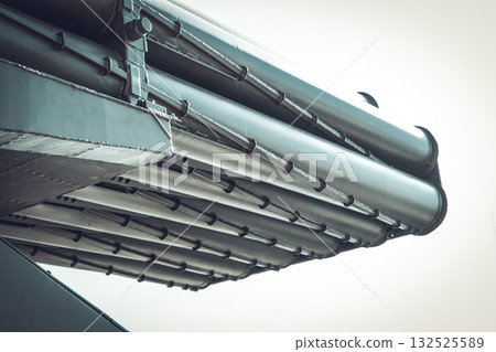 Gun muzzle on a military vehicle Gun muzzle on a military vehicle 132525589