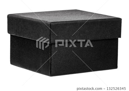 Minimalist black gift box isolated on white background elegant packaging for luxury gifts, jewelry, or fashion accessories, perfect for branding and product presentation concepts Minimalist black gift box isolated on white background elegant packaging for luxury gifts, jewelry, or fashion accessories, perfect for branding and product presentation concepts 132526345