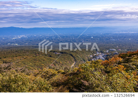 從那須高原的戀人聖地看到的清新秋景 132526694