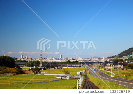 從長野綠地看小倉市 從長野綠地看小倉市 132526719