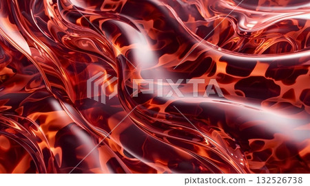 玳瑁背景 | 波浪狀流動液體 玳瑁背景 | 波浪狀流動液體 132526738