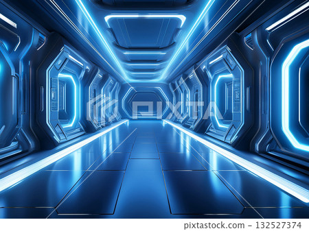 Blue Virtual Space 132527374