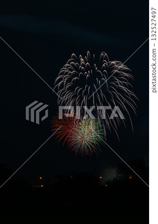 靜岡縣濱松市中之町煙火大會的場景 132527497