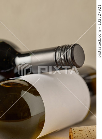 closeup of wine bottles closeup of wine bottles 132527921