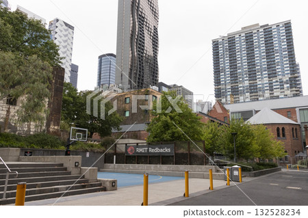 Old Melbourne Gaol in Melbourne, Australia. Old Melbourne Gaol in Melbourne, Australia. 132528234