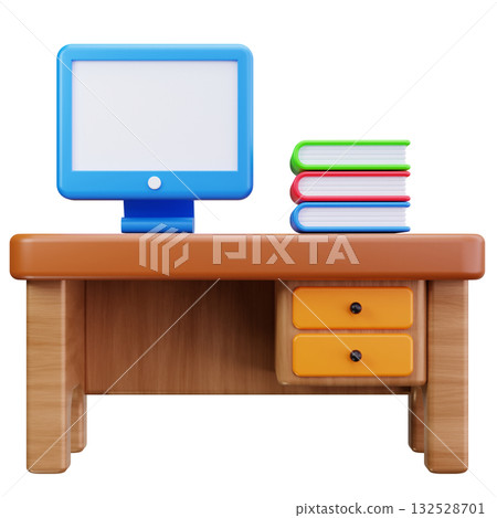 Modern Office Desk 132528701