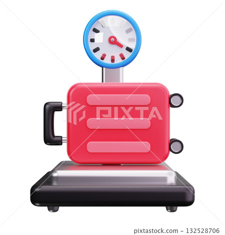 Airport Luggage Scale 132528706