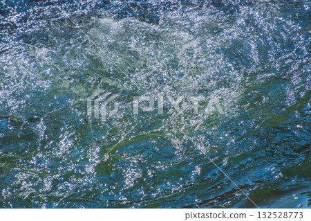 Clear stream shining in the early summer sunshine07 132528773