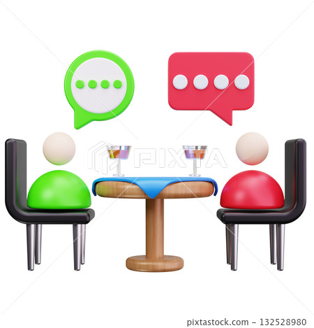 Office Meeting Discussion 132528980
