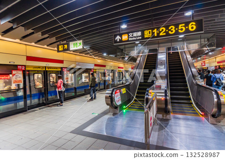 Taiwan Taipei City Subway Daan Station 132528987