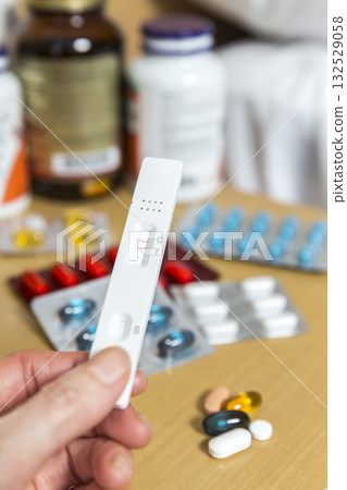 Corona test kits and first aid kits Corona test kits and first aid kits 132529058