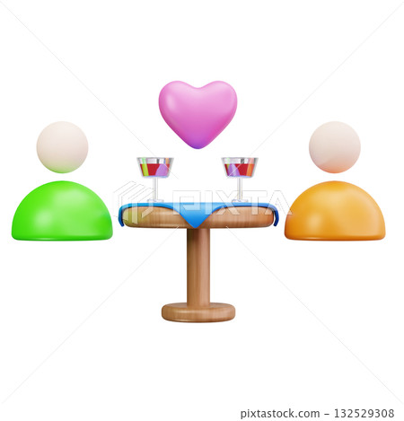 Romantic Dinner Date Romantic Dinner Date 132529308
