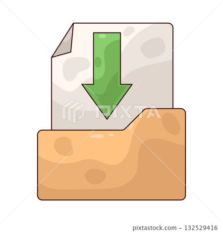illustration of Download  132529416