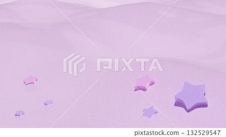 Pink glitter beach and stars 132529547