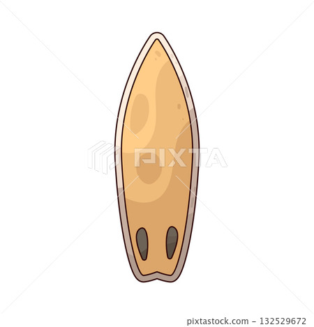illustration of Surfboard illustration of Surfboard 132529672