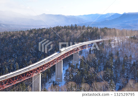 冬季三國峠松見橋 冬季三國峠松見橋 132529795