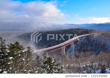 Winter Mikuni Pass Matsumi Bridge 132529880