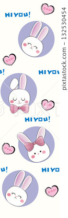 Abstract patterns and beautiful watercolor floral illustrations 132530454