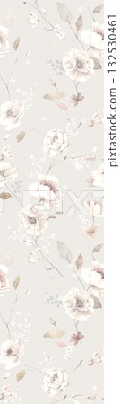 Abstract patterns and beautiful watercolor floral illustrations Abstract patterns and beautiful watercolor floral illustrations 132530461