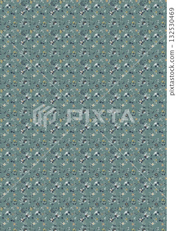 Abstract patterns and beautiful watercolor floral illustrations 132530469