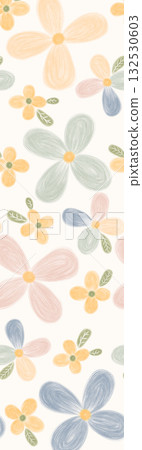 Abstract patterns and beautiful watercolor floral illustrations Abstract patterns and beautiful watercolor floral illustrations 132530603