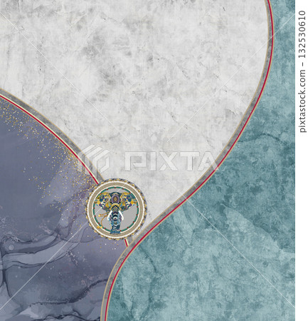 Abstract patterns and beautiful watercolor floral illustrations Abstract patterns and beautiful watercolor floral illustrations 132530610