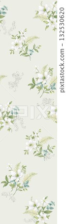 Abstract patterns and beautiful watercolor floral illustrations Abstract patterns and beautiful watercolor floral illustrations 132530620