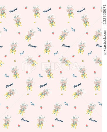 Abstract patterns and beautiful watercolor floral illustrations Abstract patterns and beautiful watercolor floral illustrations 132530671