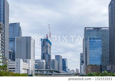The changing Nakanoshima area of Osaka and the surrounding skyscrapers (cityscape) Photo taken in October 2025 The changing Nakanoshima area of Osaka and the surrounding skyscrapers (cityscape) Photo taken in October 2025 132531051