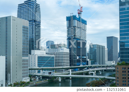 The changing Nakanoshima area of Osaka and the surrounding skyscrapers (cityscape) Photo taken in October 2025 132531061