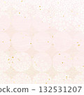 A background illustration that resembles Japanese paper, combining cherry blossoms and polka dots 132531207