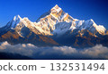 Mountain range in Himalayas, Annapurna Conservation Area, Nepal 132531494