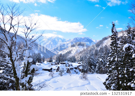 Winter Gokayama Ainokura Gassho Village Winter Gokayama Ainokura Gassho Village 132531917