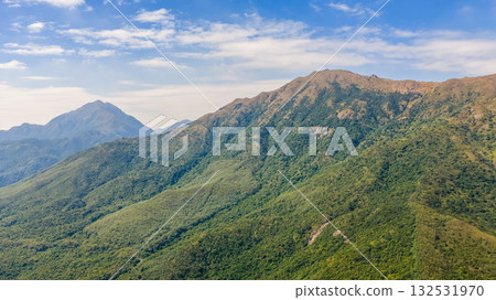 Golden Grass Waves on Sunset Peak Hong Kong Oct 25 2025 132531970