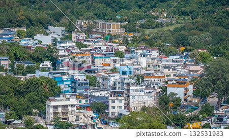 Historic Hakka Architecture in Law Uk Village Hong Kong Oct 25 2025 132531983