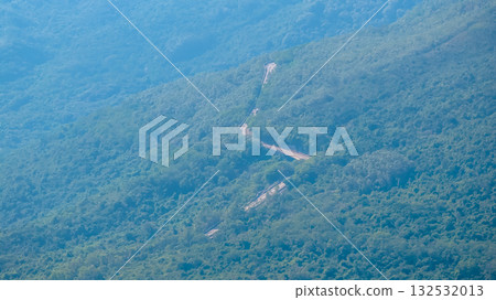 Mountain Road Linking North and South Lantau Island Oct 25 2025 132532013
