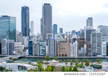 The changing buildings and structures of Nakanoshima, Osaka. Photographed in October 2025. 132532267