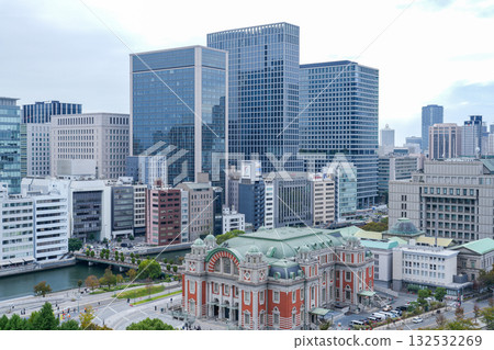 The changing buildings and structures of Nakanoshima, Osaka. Photographed in October 2025. 132532269