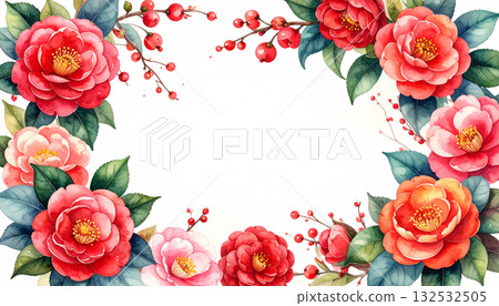 別緻的玫瑰框 132532505