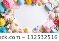 Background material Kids celebration frame 132532516