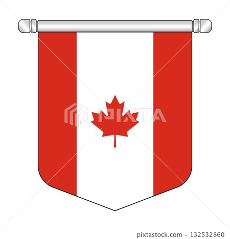 Equatorial Canada National Banner Symbol Hanging Equatorial Canada National Banner Symbol Hanging 132532860