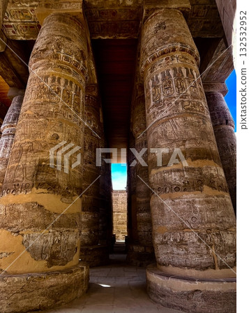 卡納克神廟的支柱 卡納克神廟的支柱 132532952